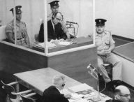 Adolf Eichmann on trial in Jerusalem in 1961